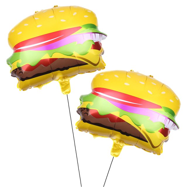 Balloon GOTPASS Hamburger Foil de aluminio para fiesta x2