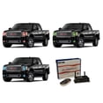 thumbnail image 3 of Flashtech RGB Multi Color LED Halo kit w/ Wifi for 08-13 GMC Sierra Headlight & Fog Lights, 3 of 11