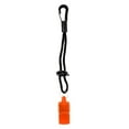 thumbnail image 1 of S SERENABLE Sifflet d'Urgence Marin avec Cordon à Clip pour Camping, Randonnée, Bateau -, Orange, 1 of 5