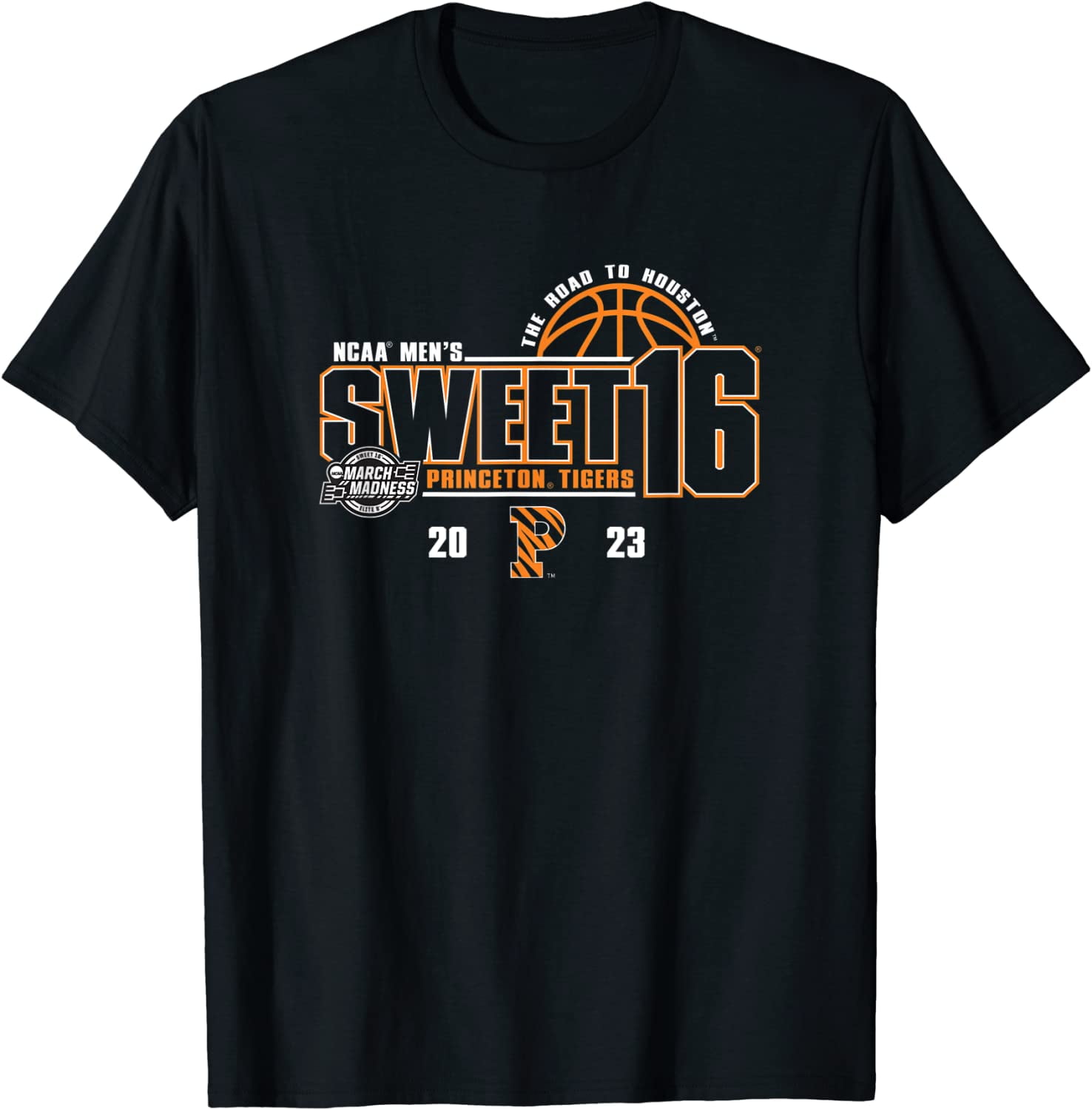 Princeton Tigers Sweet 16 2023 March Madness Basketball TShirt