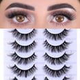 thumbnail image 1 of Pestañas postizas Houksouml Lashes, ojo de gato natural, 16 mm, 10 pares, 1 of 6