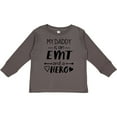 thumbnail image 3 of Inktastic My Daddy is an EMT and a Hero Boys or Girls Long Sleeve Toddler T-Shirt, 3 of 5