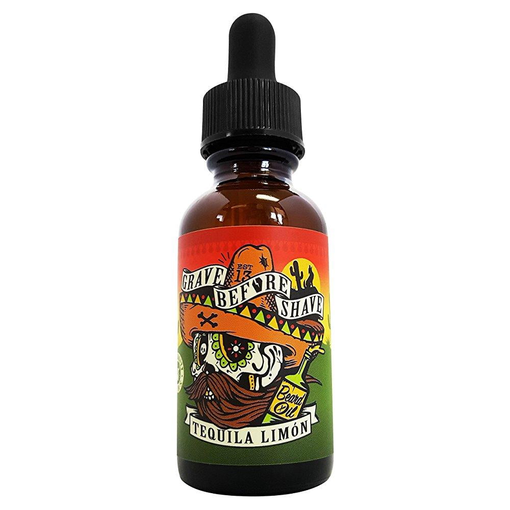 grave before shave tequila limon blend beard oil