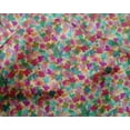thumbnail image 4 of oneOone Silk Tabby Fabric Watercolor Floral Print Fabric By The Yard 42 Inch Wide, 4 of 4