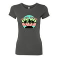 thumbnail image 2 of Wild Bobby, Pastel Color Hot Girl Summer, Streetwear, Women Slim Fit Junior Tee, Dark Grey, Medium, 2 of 4