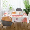 thumbnail image 3 of Yayeee Tablecloths 54" x 72" Rectangle Wrinkle Resistant Party Table Cover, Citrus Slice, 3 of 8