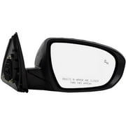 Right Passenger Side Power Mirror - Paint to Match - with Heated Glass, Turn Signal, Power Fold, and Blind Spot Detection - Compatible with 2014 - 2015 Kia Optima (USA Built Models Only)