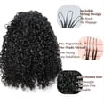 thumbnail image 4 of Extensiones de cabello humano a ganchillo YOUNG BEAUTY Kinky Curly de 20 pulgadas, 4 of 8