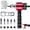 1set, variant on M3-M8 Electric Rivet Gun Adapter Kit,Portable Automatic Riveting Gun with Carrying Case for Drill,Electric Aluminum Nut Guns Adapter for Garage Work,Automotive Repair,Metal Projects (1set)