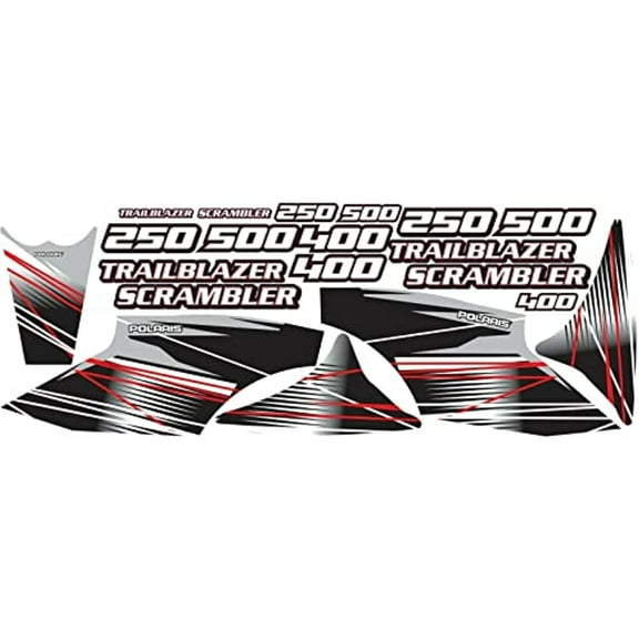 Polaris Scrambler Trail Blazer 250 400 500 (1995-2006) Body Decals Graphics Kit