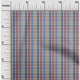 thumbnail image 1 of oneOone Polyester Lycra Fabric Madras Check Printed Craft Fabric BTY 56 Inch Wide, 1 of 3