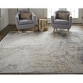 thumbnail image 3 of 5' X 8' Tan Ivory And Gray Abstract Power Loom Distressed Area Rug, 3 of 9