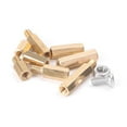thumbnail image 4 of 300x Laiton M2 Colonne Hexagonale Support Entretoise Vis Écrou Assortiment Kit, 4 of 5