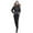 Black, variant on Snowboard Jacket Women Women's Fashionable Slim Fit Warm Skiing Suit Jacket Hooded Outdoor Sports Jumpsuit Zippered Skiing Suit M