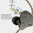 thumbnail image 2 of pitrice KZ ZSN PRO Wired 3.5mm Jack In-ear Earbuds with Microphone HiFi Sport Earphone Hybrid Technology Music Headset for Cellphones Purple Regular, 2 of 7