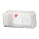 thumbnail image 5 of Organizador de ropa interior de pared con 2 compartimentos, caja de almacenamiento y cajón. Blanco, 5 of 9