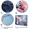 thumbnail image 3 of Designart "Sakura Dream Japon Art in Pink and Blue II" Japan Art Floater Framed Wall Decor, 3 of 7