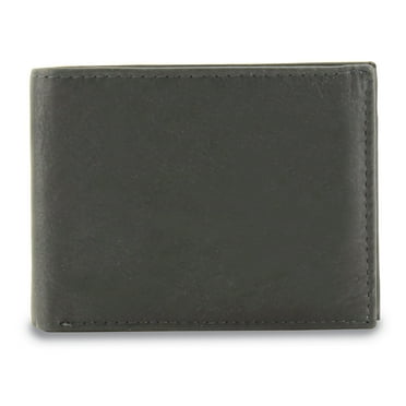 Black Leather Bi-fold Wallet GM17794
