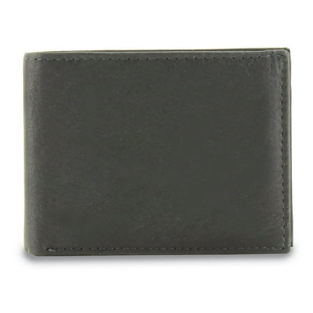 Black Leather Bi-fold Wallet GM17794