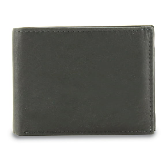 Black Leather Bi-fold Wallet GM17794