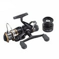 thumbnail image 3 of Left/Right Handle Metal Spool 9+1BB Metal wire cup Carp Spinning Fishing Reels Rear Drag Wheel+1 Spare Plastic Spool ,Rigid Aluminum Skeletal Frame, 3 of 7