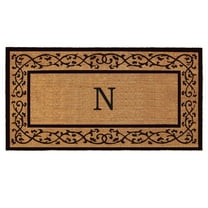 Abbington Monogram Doormat 30" x 48" (Letter N)