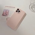 thumbnail image 1 of Funda Para iPhone Estilo simple Avanzado color Sólido Silicona TPU compatible Para 11 pro max X Xr Xs 7 8 14 Plus 12 13 Gao Jiahui unisex, 1 of 2
