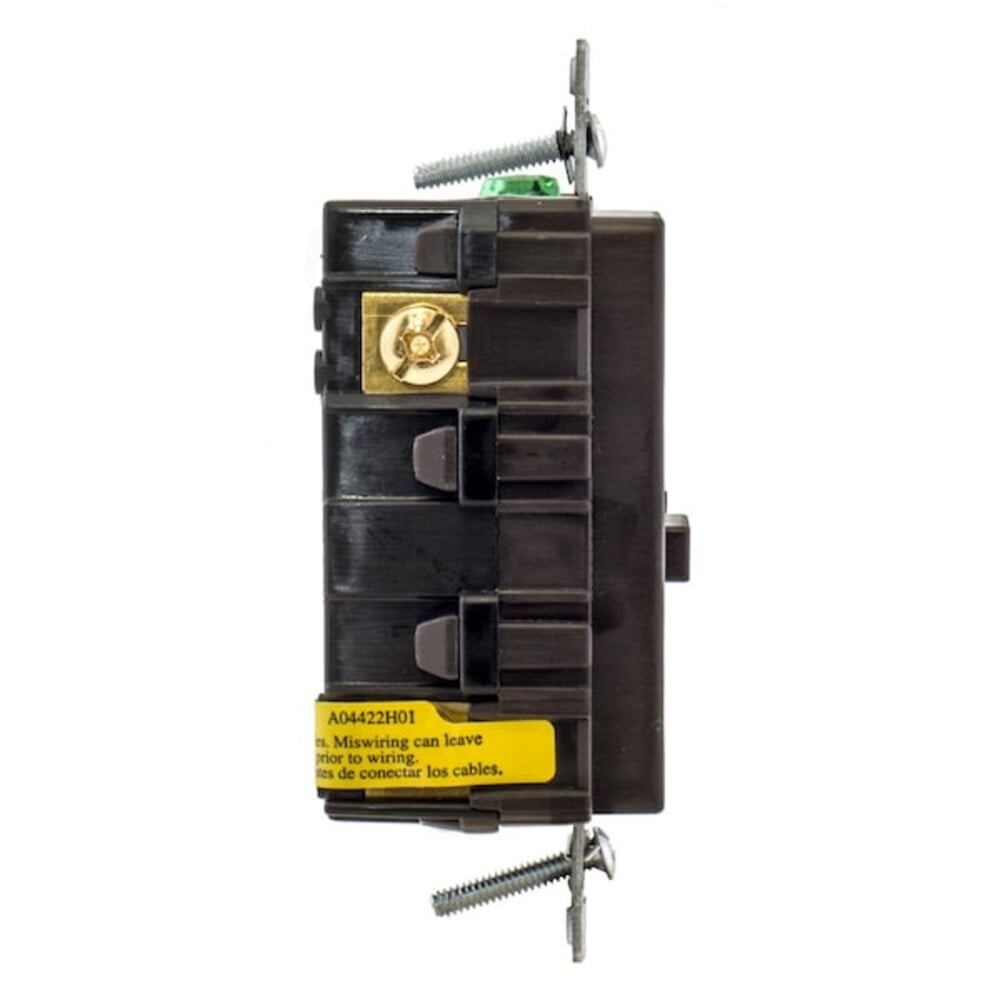 Hubbell Wiring Device-Kellems GFCI Rceptcle, Commer., Gr, 20A, 1 HP GFRTR20GRY