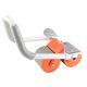 thumbnail image 2 of Rueda abdominal de rebote automático con soporte para codos, entrenamiento de fuerza, pantalla inteligente, rodillo de entrenamiento central, color naranja, 2 of 14