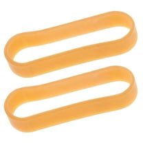 Homoyoyo Rubber Pottery Mold Belts Orange for Fixing Plaster Molds  2Pcs