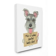 Stupell Industries Scotty Dog 'What Spoiled Looks Like' Pet Phrase Designed by Danny Gordan