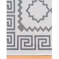 thumbnail image 6 of Unique Loom Stars Indoor/Outdoor Trellis Rug Gray/Silver 8' x 11' 4" Rectangle Geometric Eclectic Perfect For Patio Deck Garage Entryway, 6 of 7
