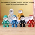 thumbnail image 6 of Holloyiver Night Light for Kids, Mini Robot Led Night Light Hero Desk Lamp, 3-6 Year Old Boy Gifts, Easter Birthday Gifts for Boy Girls Bedroom Home Table Decorations, Green, 6 of 9
