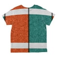 thumbnail image 2 of Fantasy Football Team Teal and Orange All Over Toddler T Shirt Multi 6T, 2 of 2