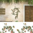 thumbnail image 3 of Plantas Hiedra Rosas Colgantes Artificiales 5 9 Pies para Boda, 3 of 9
