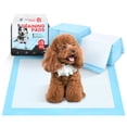 thumbnail image 2 of Auwogo Dog Training Pads, 13 in x 18 in, S, 100 Count Disposable Dog Puppy Pee Pads, 2 of 7