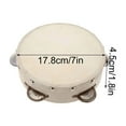 thumbnail image 2 of Staron under $5! Hand Tambourine 4-10 Inch Aluminum Alloy, Kids Musical Instrument with Metal Jingles, Wooden Frame Drum for Rhythm Play, 2 of 5