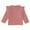Watermelon Red, variant on GigrtiJin Toddler Baby Girls Spring Blouse Ruffle Long Sleeve Thick Solid Color Tops Casual Warm Comfy Undershirt