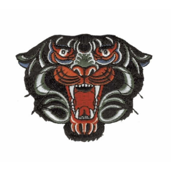 Panther Head 3.5"x 2.8" Patch (Not an Iron-on Patch)