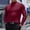 Wine, variant on Mens Mock Neck Sweater Long Sleeve Shirts Slim Fit Pullover Thermal Lightweight Undershirts Casual Tops