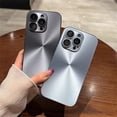 thumbnail image 4 of Luxury Laser Aurora CD Pattern Matte Case For iPhone 16 15 14 13 12 11 Pro Max Plus Soft Bumper Shockproof Armor Hard Back Cover Gold for iphone13ProMax(6.7"), 4 of 6