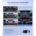 thumbnail image 2 of Radio de coche estéreo RUICAR para Honda CR-V 2012-2016 9" Touch, 2 of 7