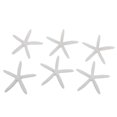 thumbnail image 1 of 6pcs Fingered White 12cm Pointer Beach Wedding Sunnimix Estrella de mar de resina, 1 of 7