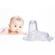 thumbnail image 3 of 6pcs Feeding Transparent No Spill Replacement Baby Soft Silicone Spout, 3 of 5