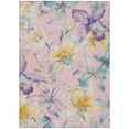 thumbnail image 2 of Addison Rugs Chantille Indoor/Outdoor Transitional Floral Pink Machine Washable Rectangle Rug, 3' x 5', 2 of 8
