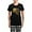 With Checker Pant, variant on CafePress - Leo Pajamas - Women's Short Sleeve Print T-Shirt and Pants Dark Cotton Pajama Set