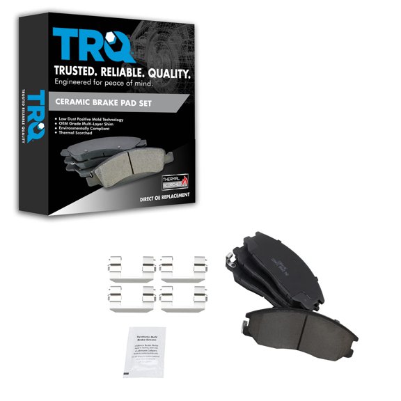 TRQ Premium Posi Ceramic Disc Brake Pads Front Kit for Hyundai Kia New BFA73372