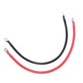 thumbnail image 1 of 2 Pcs Battery Inverter Cable 6AWG 12 Inch Positive Negative Power Inverter Wire with 0.31in Tinned Copper Lugs for Solar Boat RV Car, 1 of 7
