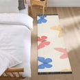 thumbnail image 3 of Yayeee Runner Rug for Bedroom 2'x6' Machine Washable Hallway Non Slip Mat, Red Butterflies, 3 of 8
