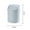 Blue, variant on Nvzi Small Trash Can,White Garbage Can with Lid, Desktop Trash Bin, Storage bucket.6.6*95.12in(17*13cm)-Compact for Home, Office, Study Use,Fresh color, Daily use of trash cans